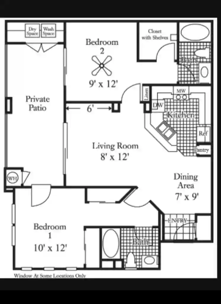 Private bed/bath available