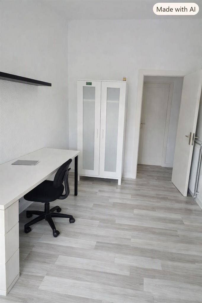 Habitación luminosa y acogedora