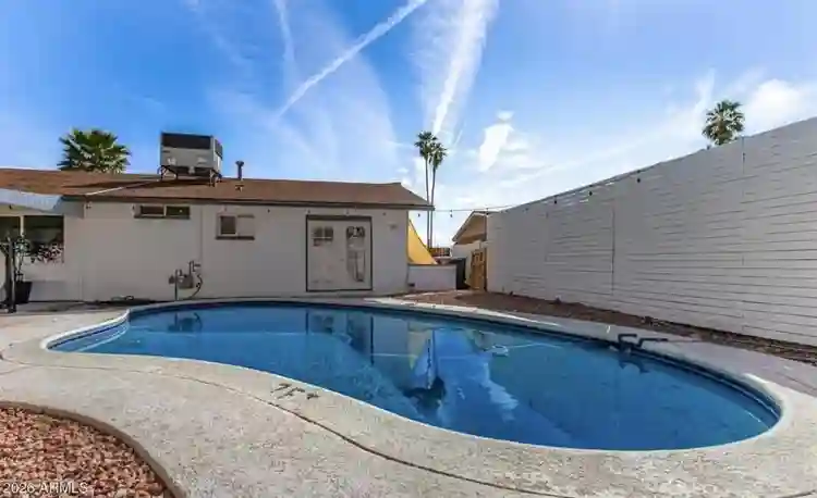 House with a pool