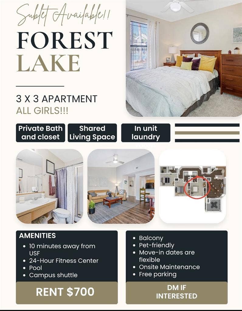 Looking to sublet my apartment