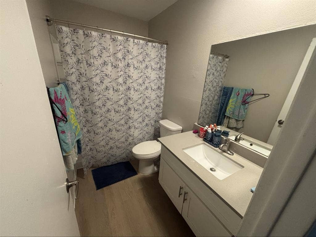 Room with shared restroom available
