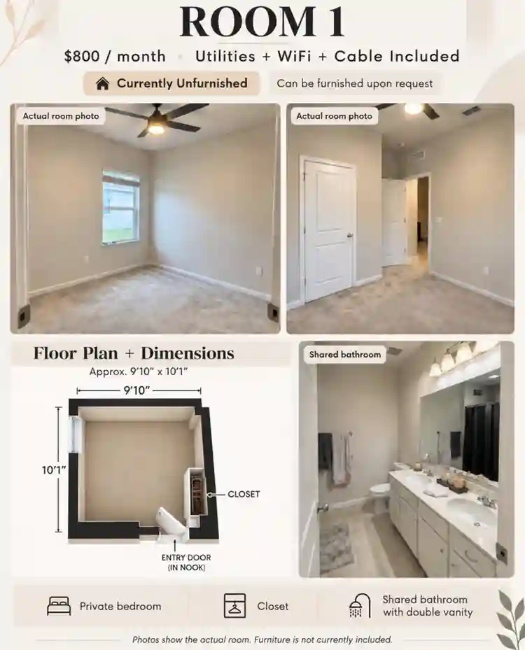 ROOM IN APOPKA | UTILITIES INCLUDED