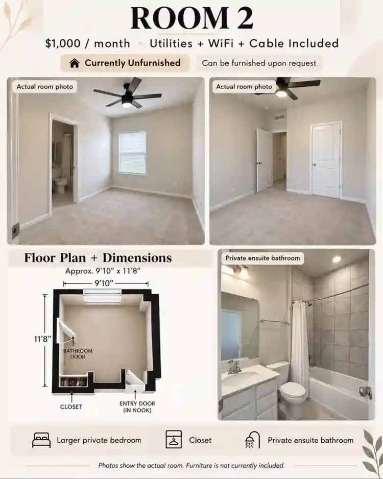 ROOM w/ PRIVATE BATHROOM in Apopka