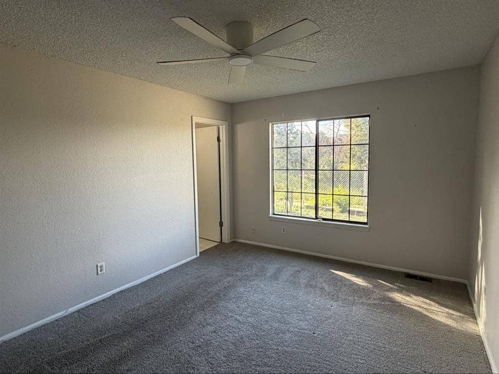 Master bedroom with bathroom