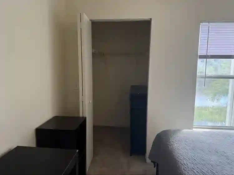 3rd bedroom with a shared bathroom