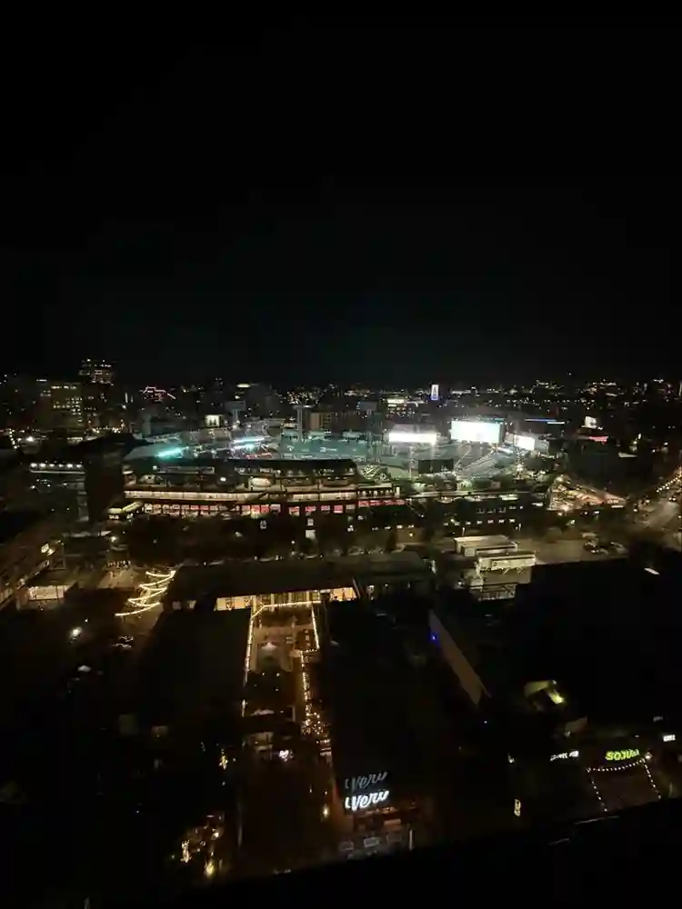 Room w/ priv BR, view of Fenway Pk