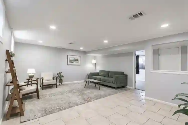 Shaw Heights Basement Bedroom