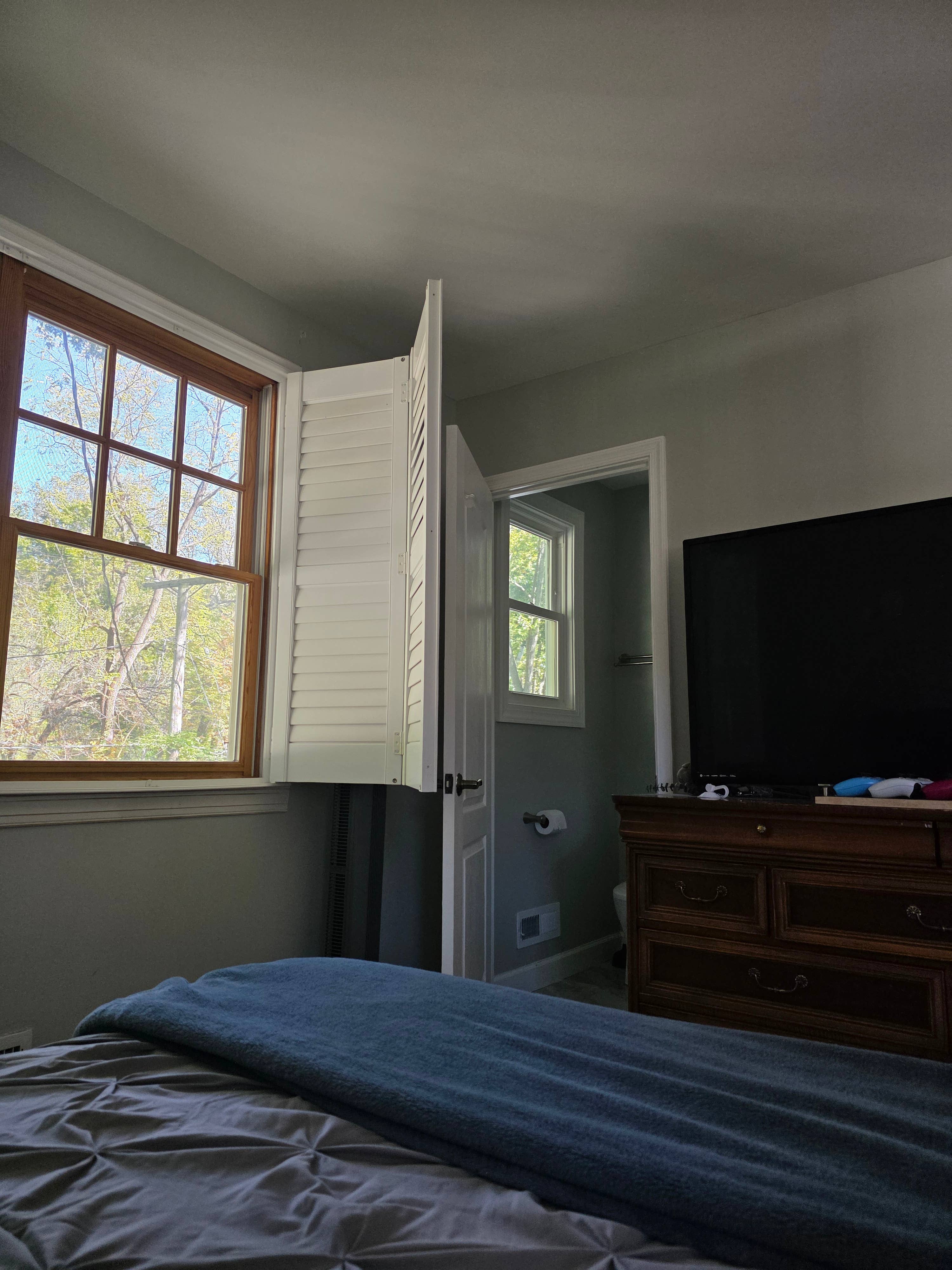 Spacious master bedroom wbathroom