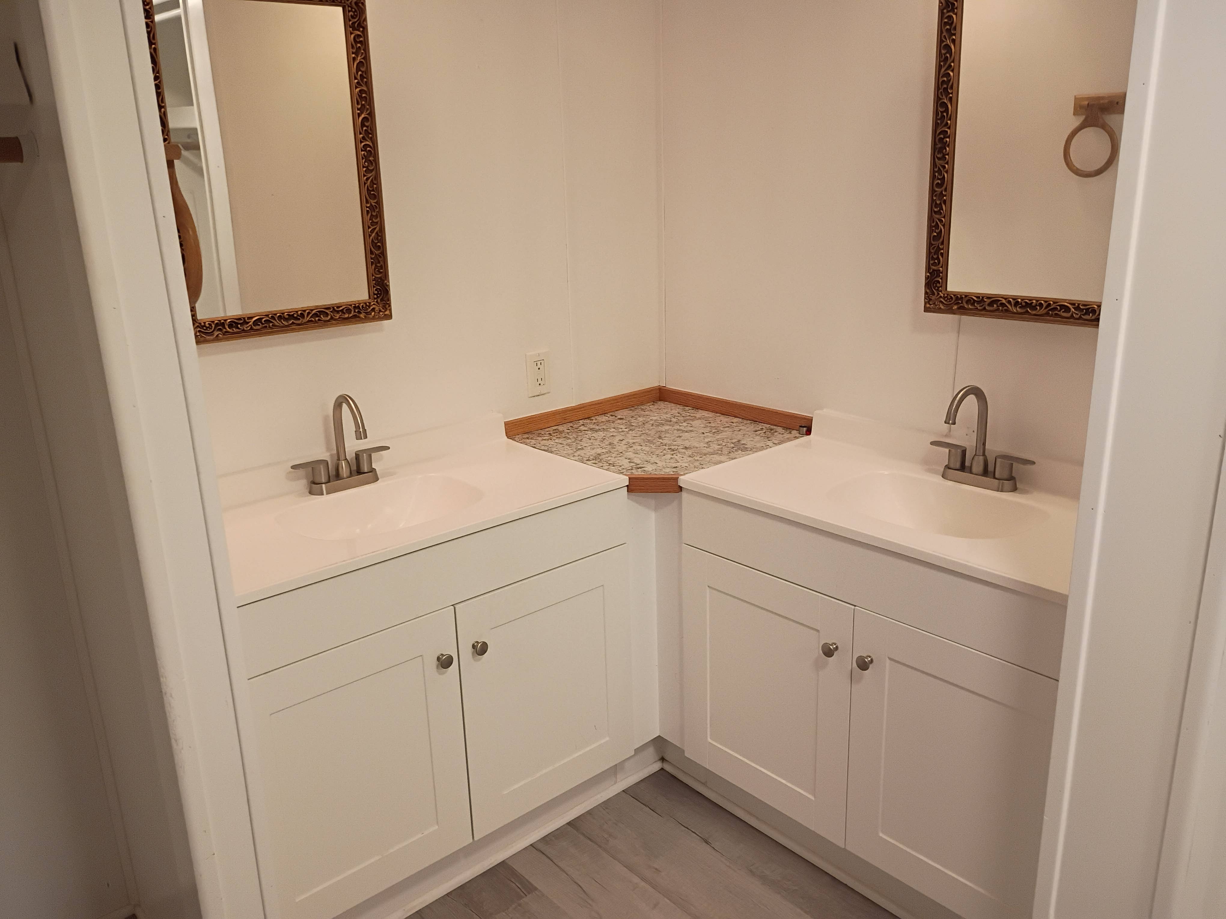 Master bedroom and private bathroom