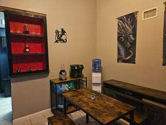 Large Furnished Private Bathroom.