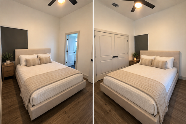 3 bedroom, 3.5 baths.