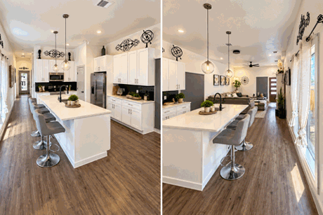 3 bedroom, 3.5 baths.