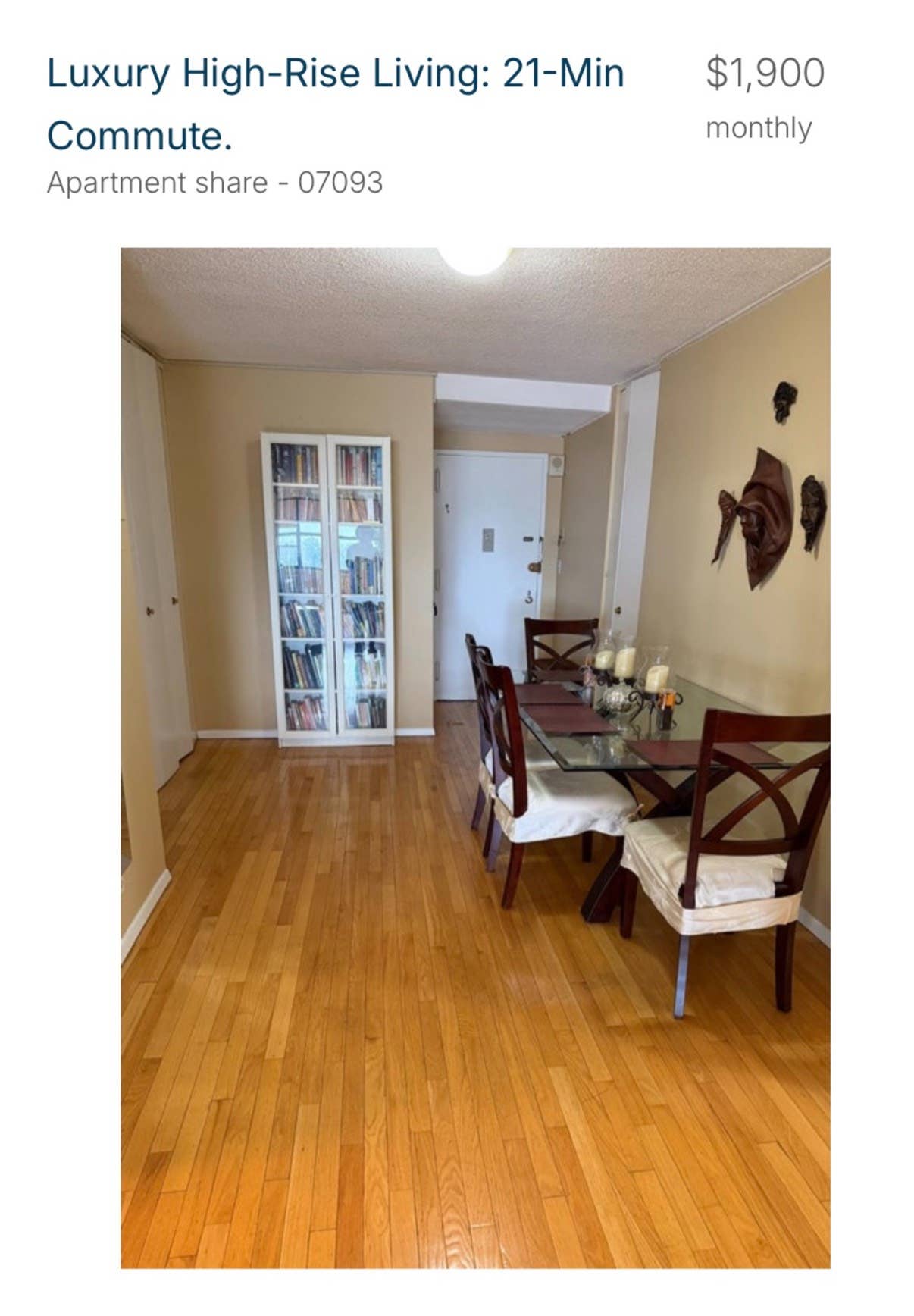 LUXURY HIGHRISE. 21 MIN. COMMUTE