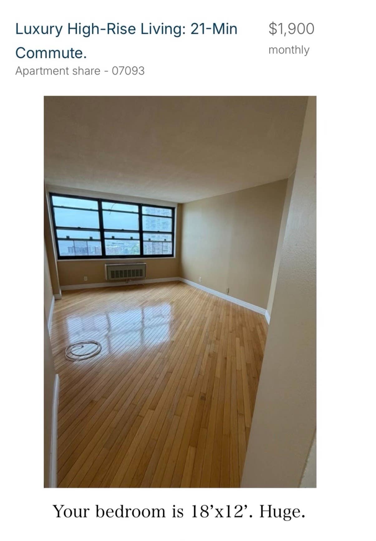 LUXURY HIGHRISE. 21 MIN. COMMUTE