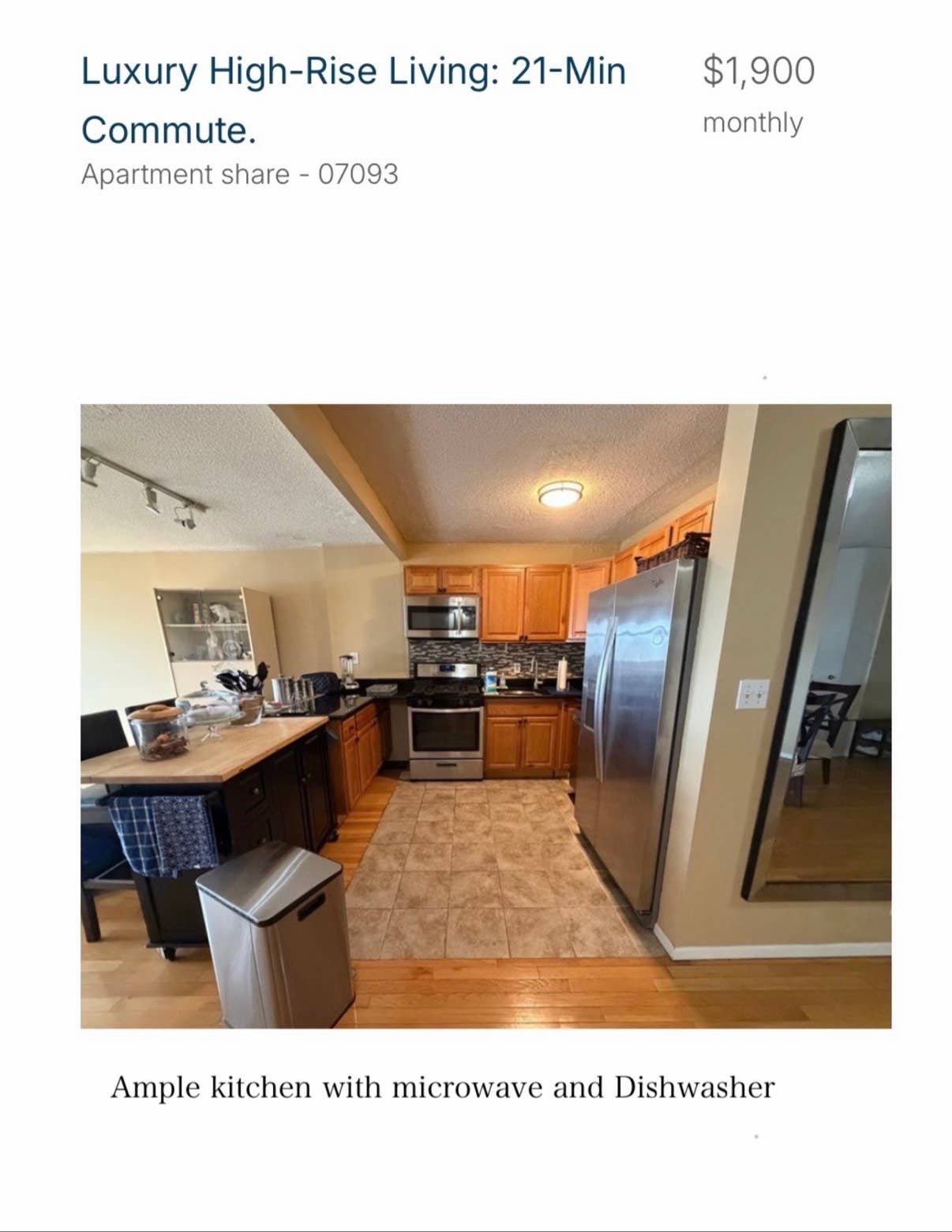 LUXURY HIGHRISE. 21 MIN. COMMUTE