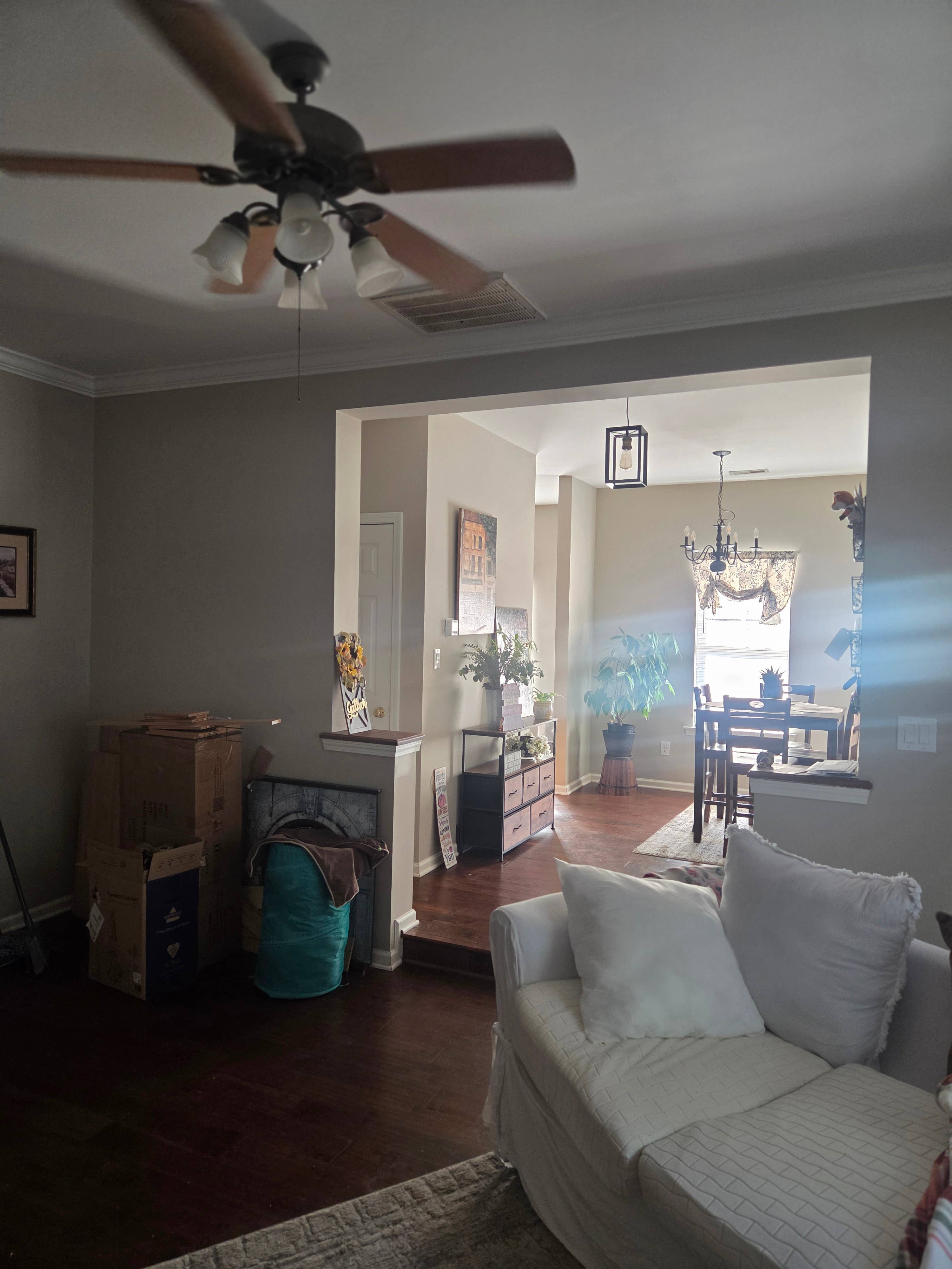 Upstairs unfurnished room for rent