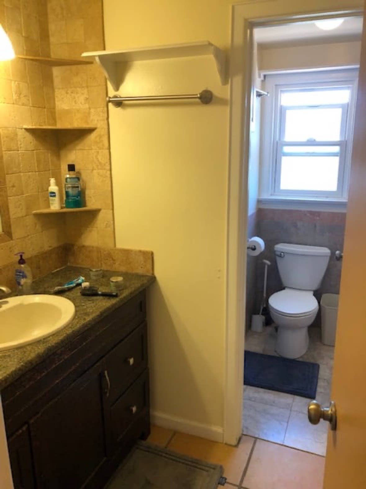 1 bedroom with shared bath