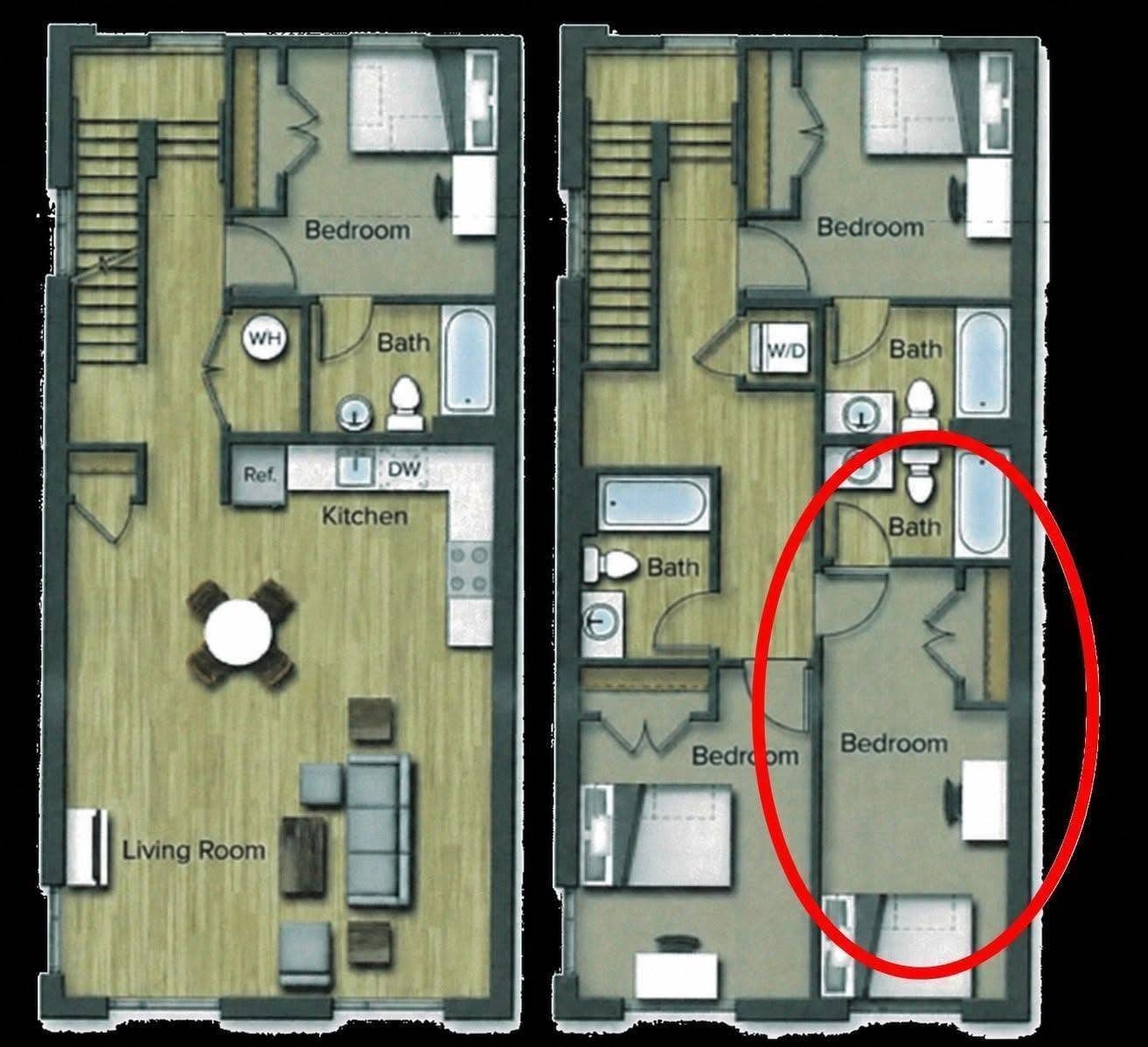 Private Bed & Bath in Apartment