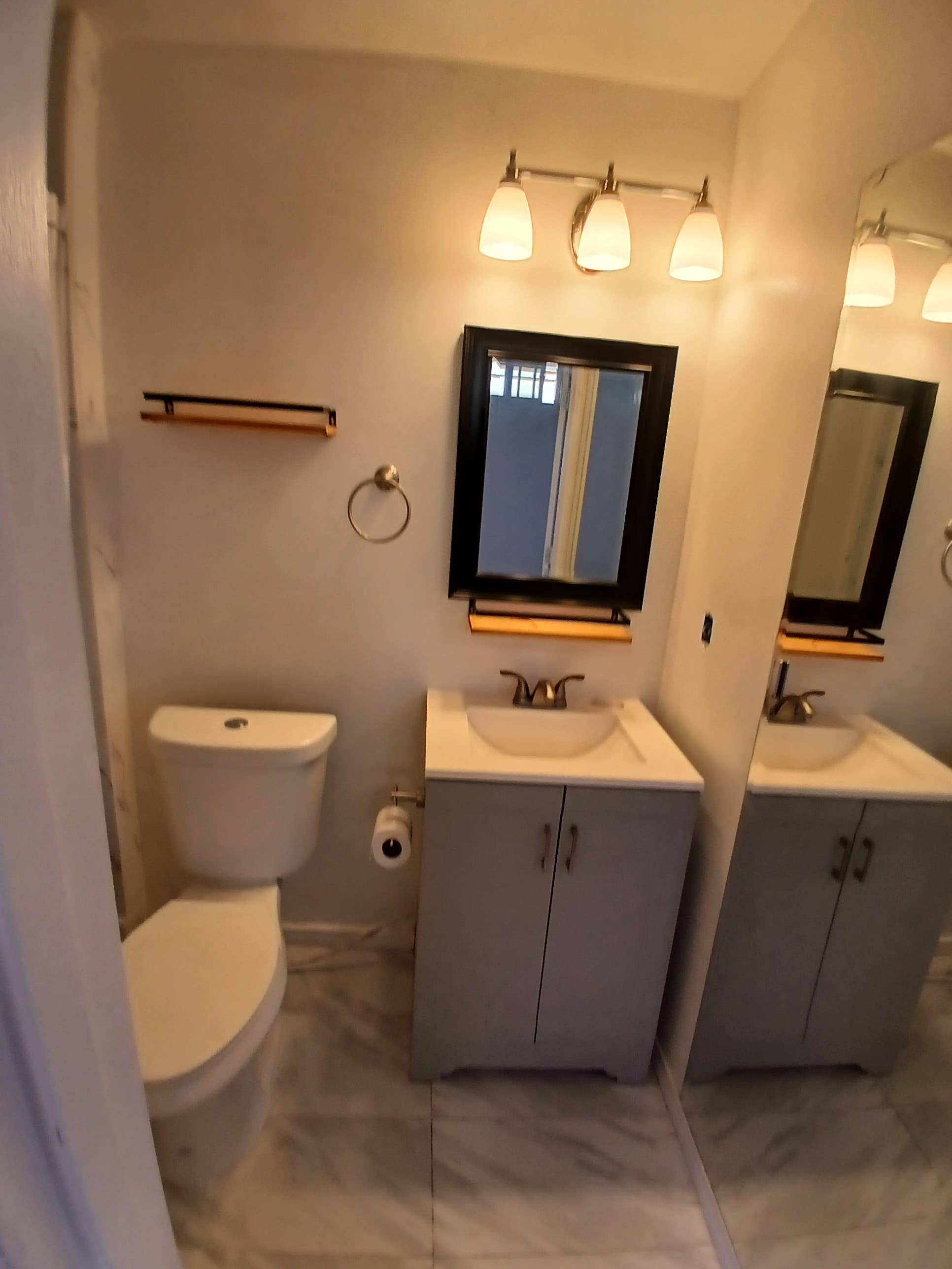 Private bedroom with bathroom.