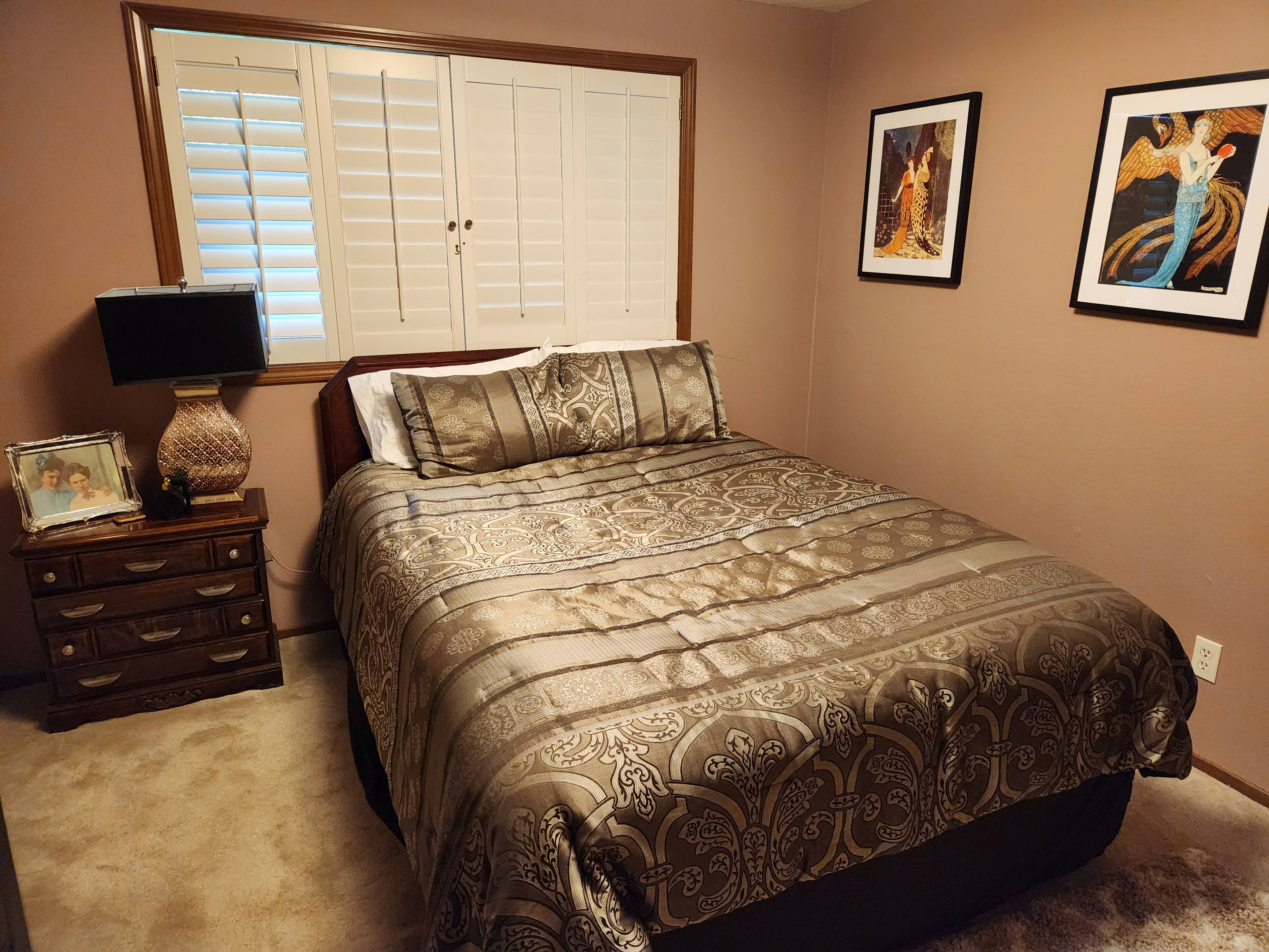 Large bedroom with private bath