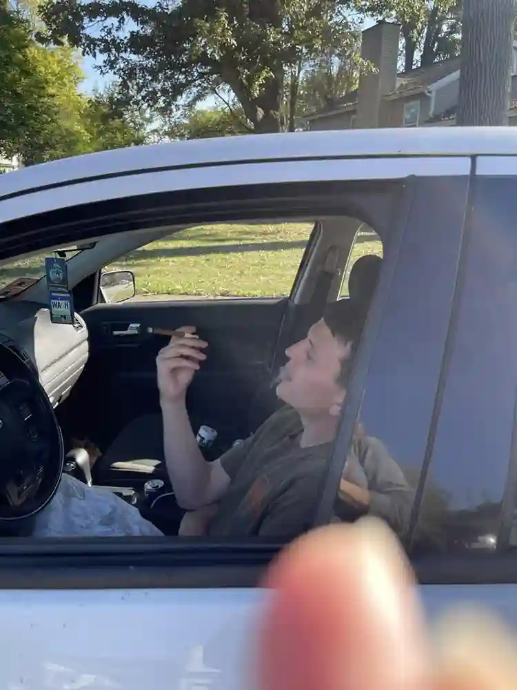 Get me out my car pls it is cold af