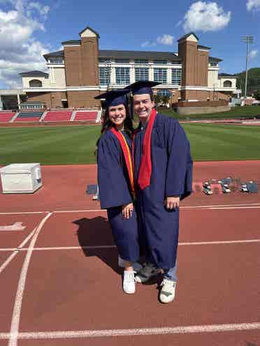 Engaged Liberty grads home search