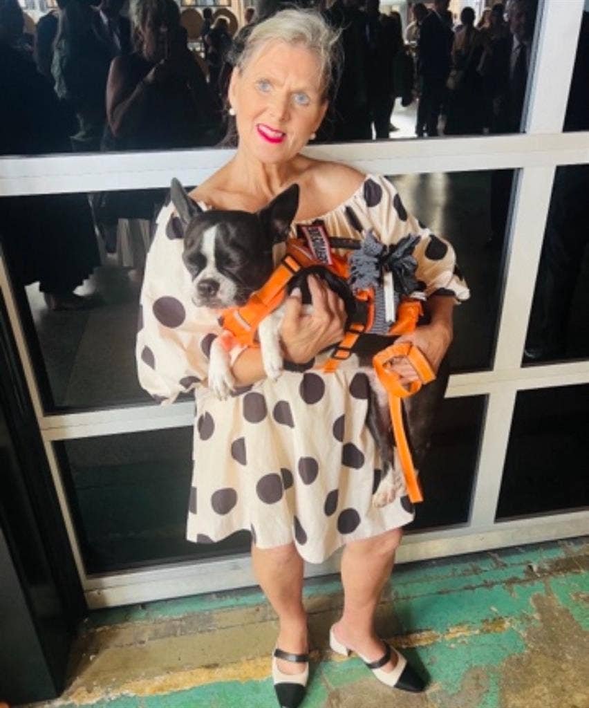 Just A Woman and her dog