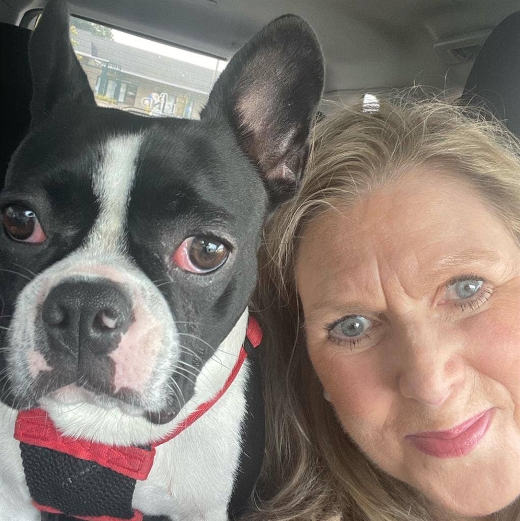 Just A Woman and her dog