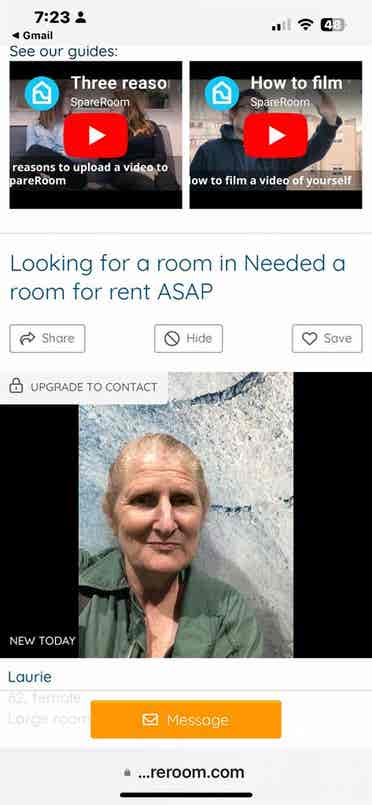 I Need a room by July