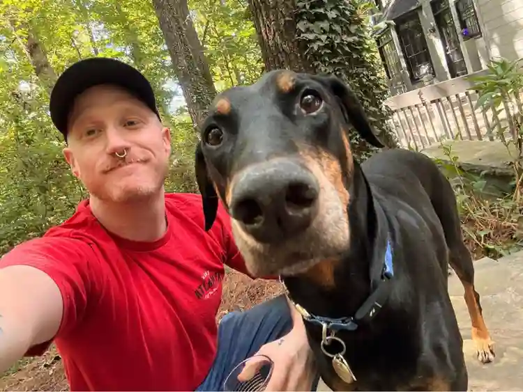 My dog & I need a room.