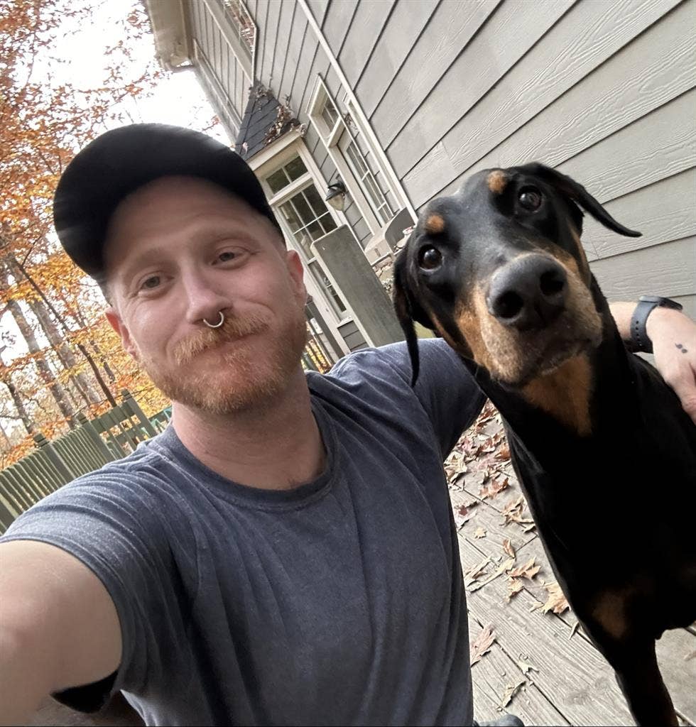 My dog & I need a room.