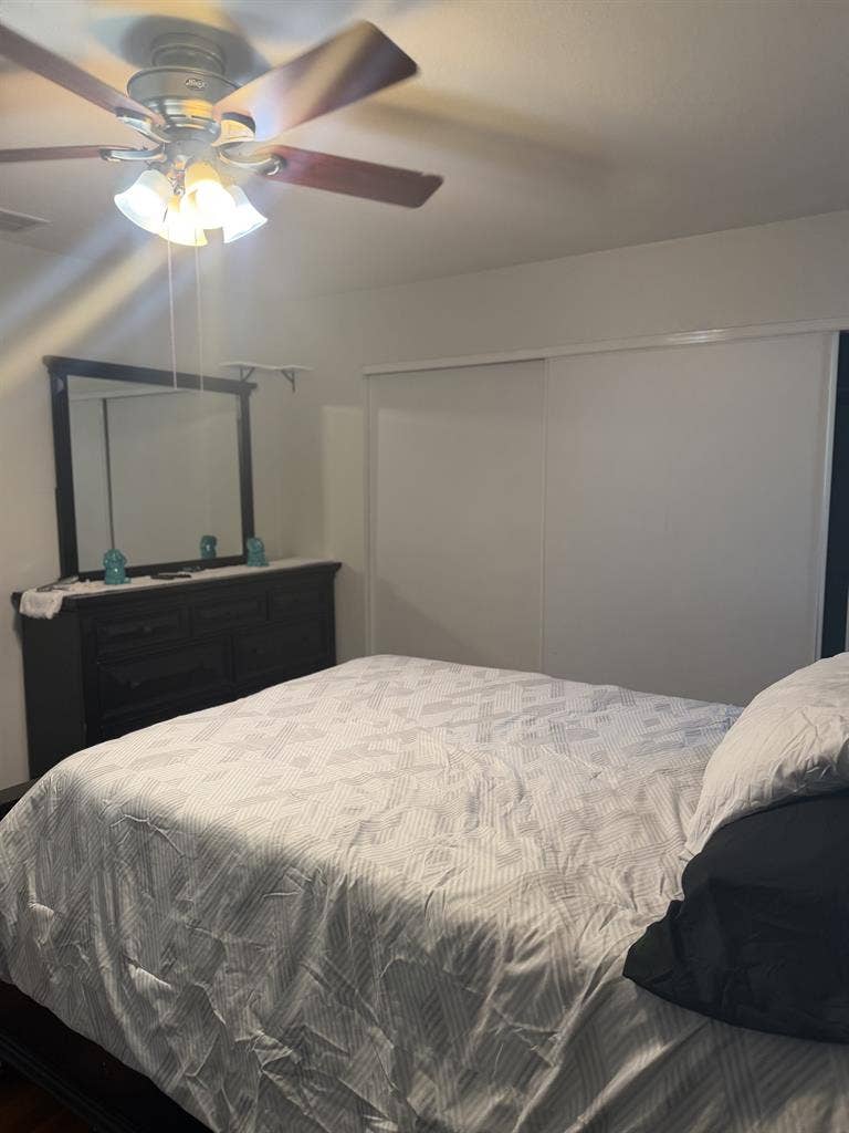 Furnished master suite w