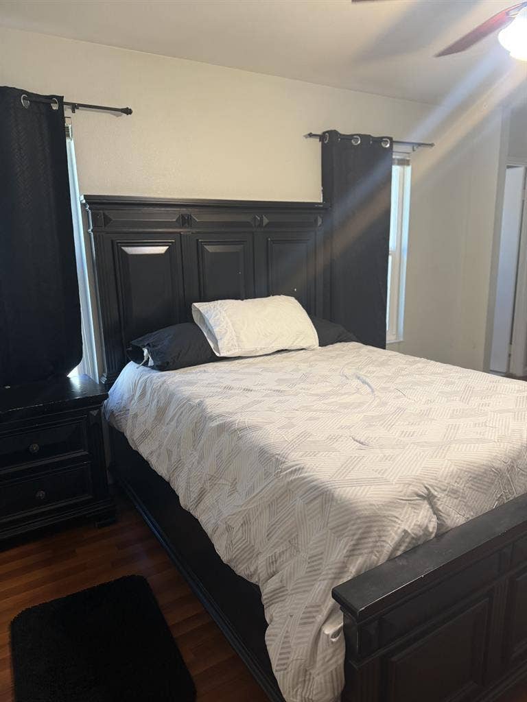 Furnished master suite w