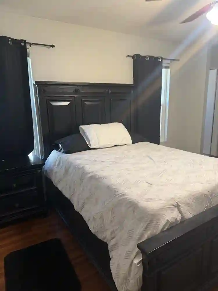 Furnished master suite w