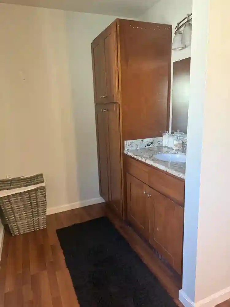 Furnished master suite w