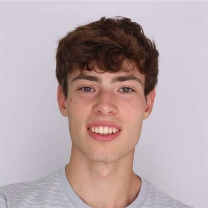 Fresh Male College Grad