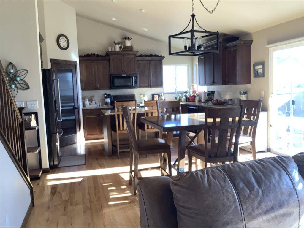 Two large rooms and private bath.