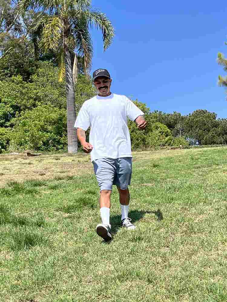Clean and sober male with children
