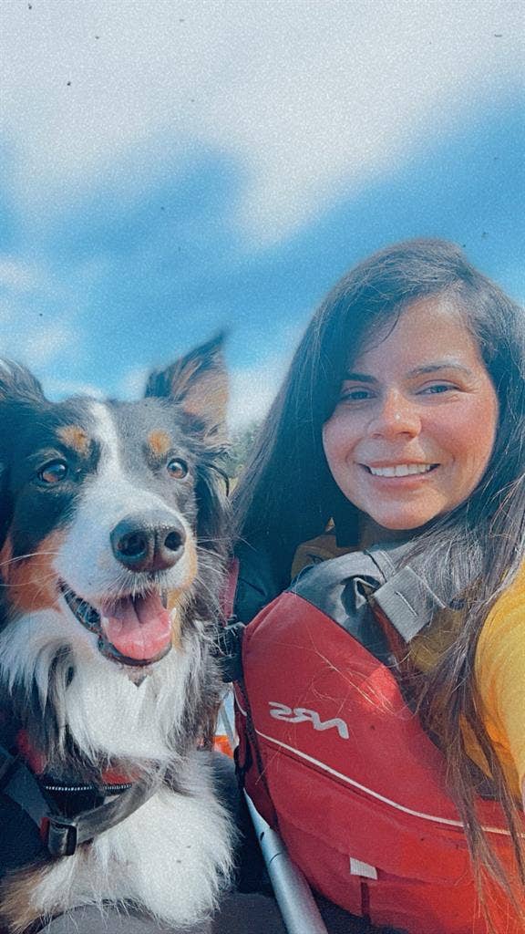 My dog is very friendly, she is 8 y