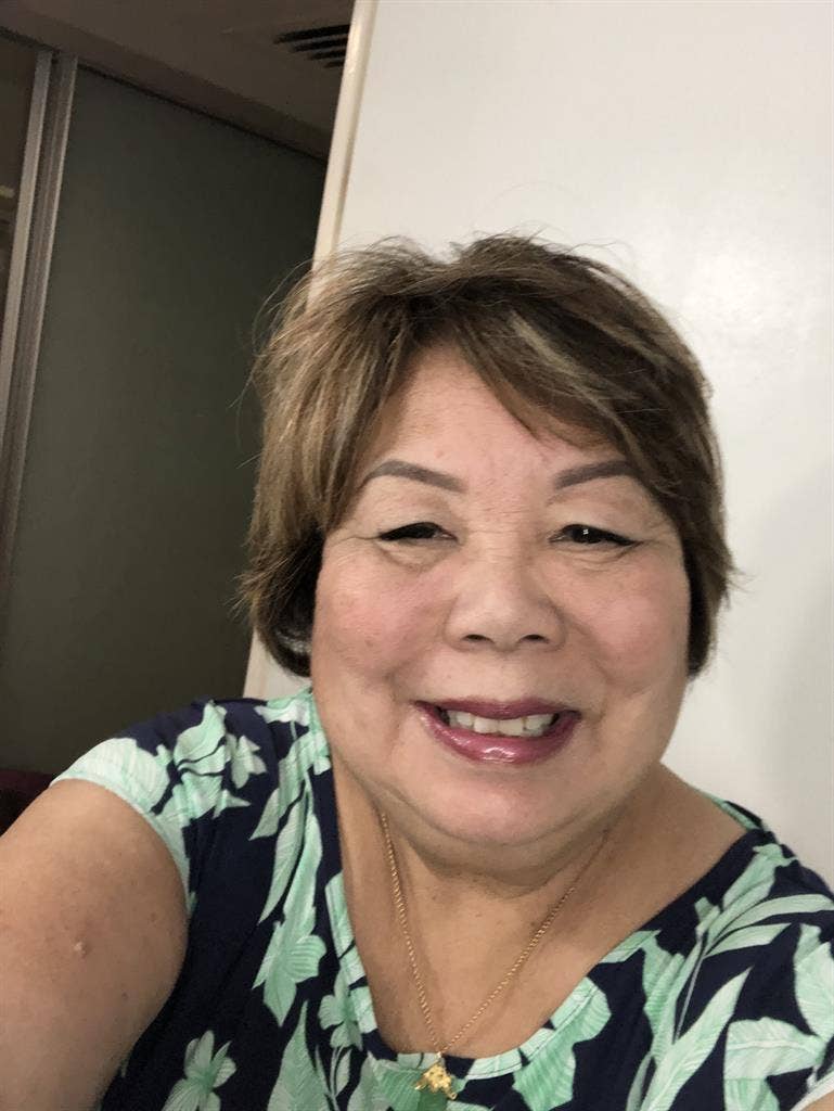 73 yo widow