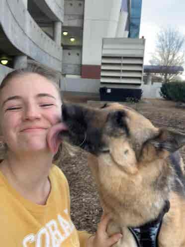 Respectable roommate with a pup