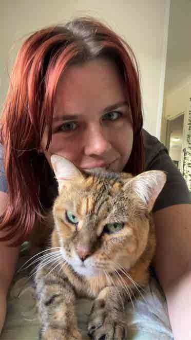 Just me and my old indoor cat