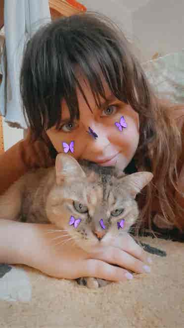 Just me and my old indoor cat