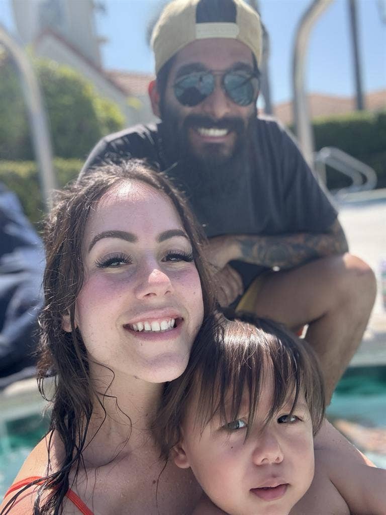 Couple with two toddlers