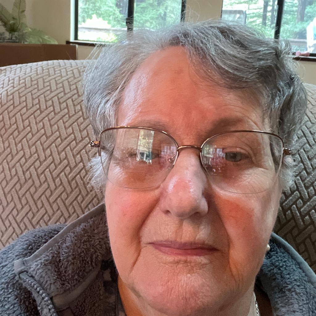 Retired nurse practitioner and cat