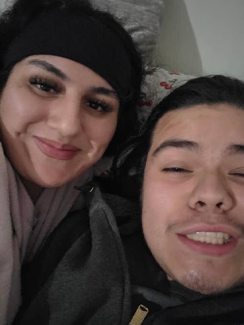 Young couple currently homeless