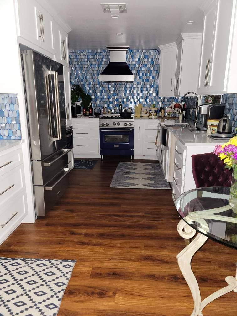 Bedroom with private bath.