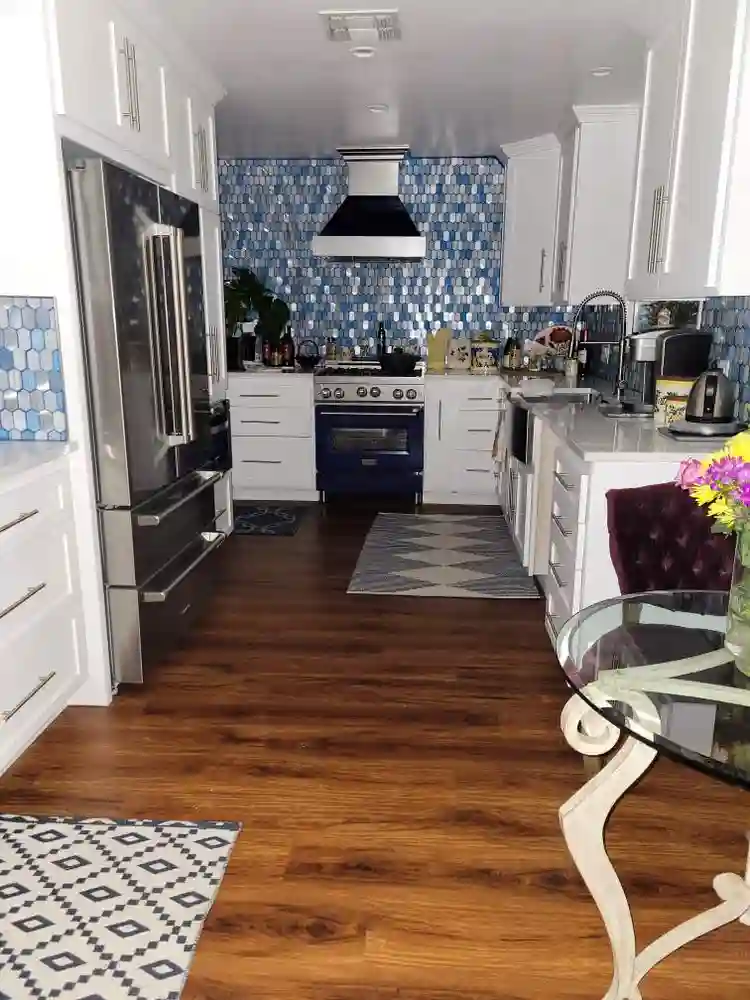 Bedroom with private bath.