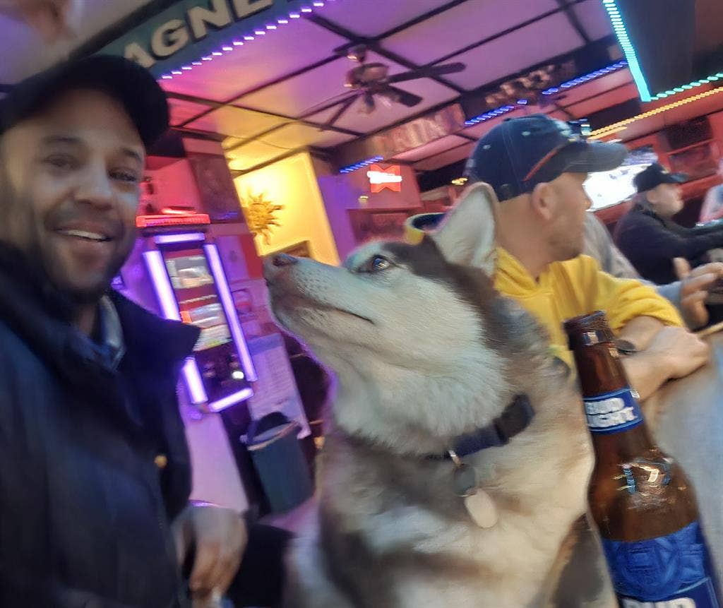 Engineer and husky need a room