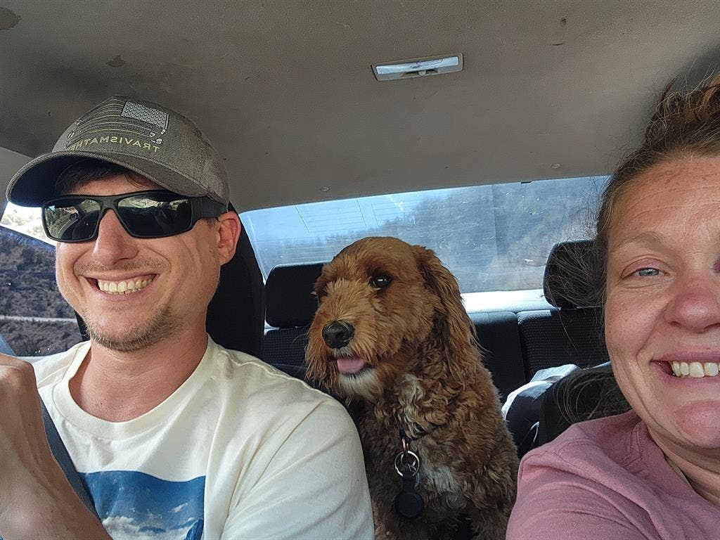 We are a couple with a dog in need.